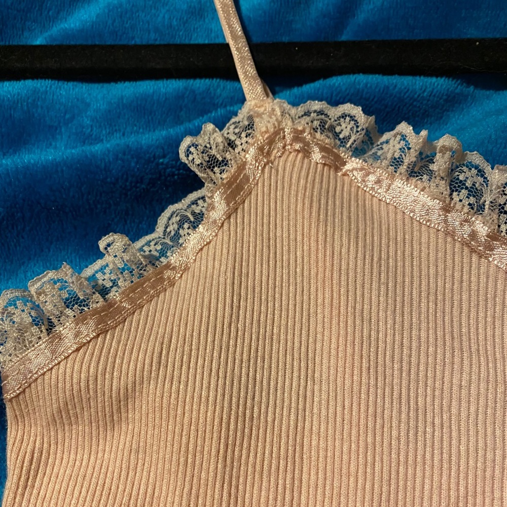 Pretty Pink Ribbed Tank Top - Picture 5 of 7